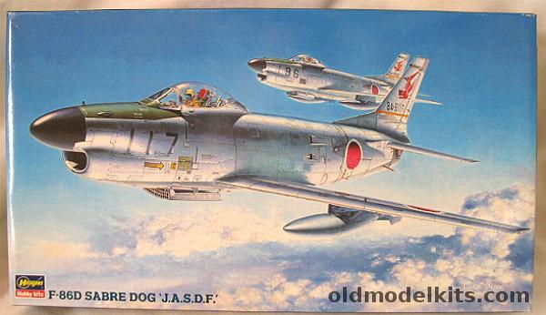 Hasegawa 1/72 F-86D Sabre Dog JASDF, BP4 plastic model kit